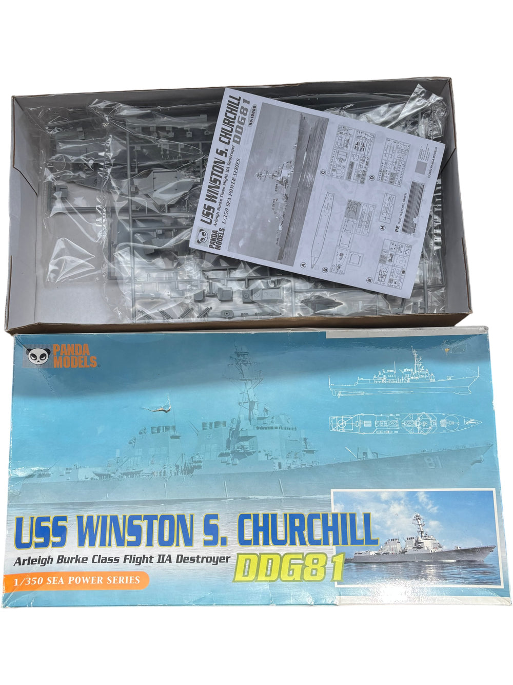 Panda Models USS Winston S. Churchill DDG81 Model Kit - Think Vintage