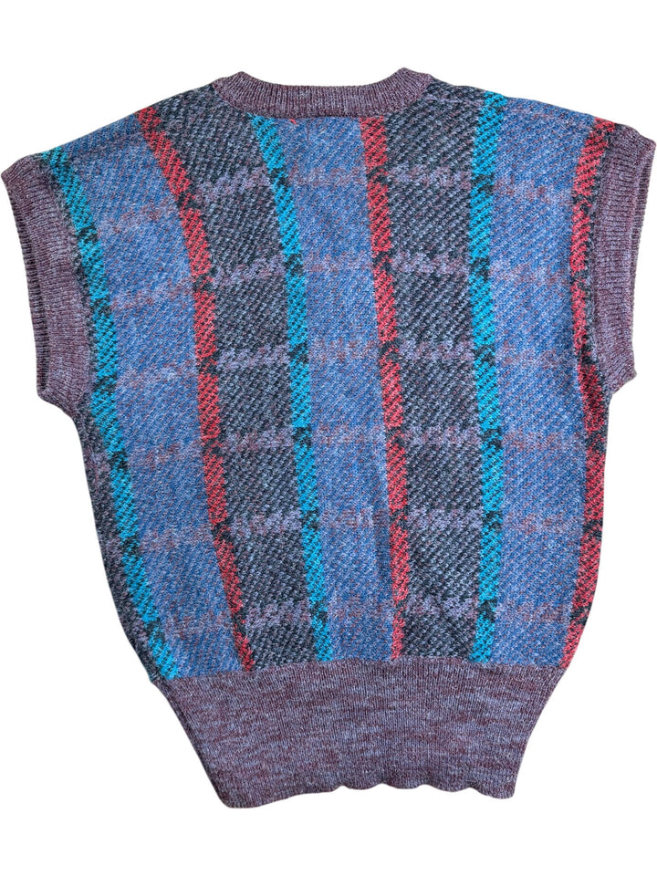 Partners II By Mervyn's Sleeveless Checkered Vest - L
