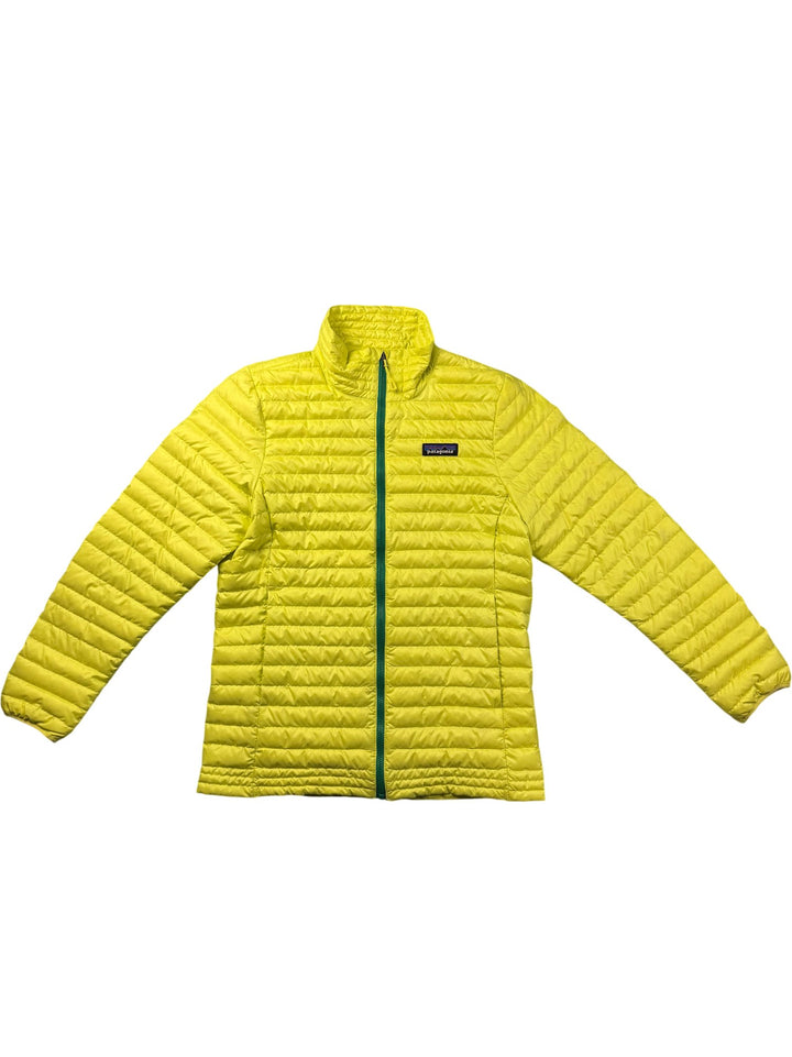 Patagonia Yellow Puffer Jacket - S - Think Vintage ltd