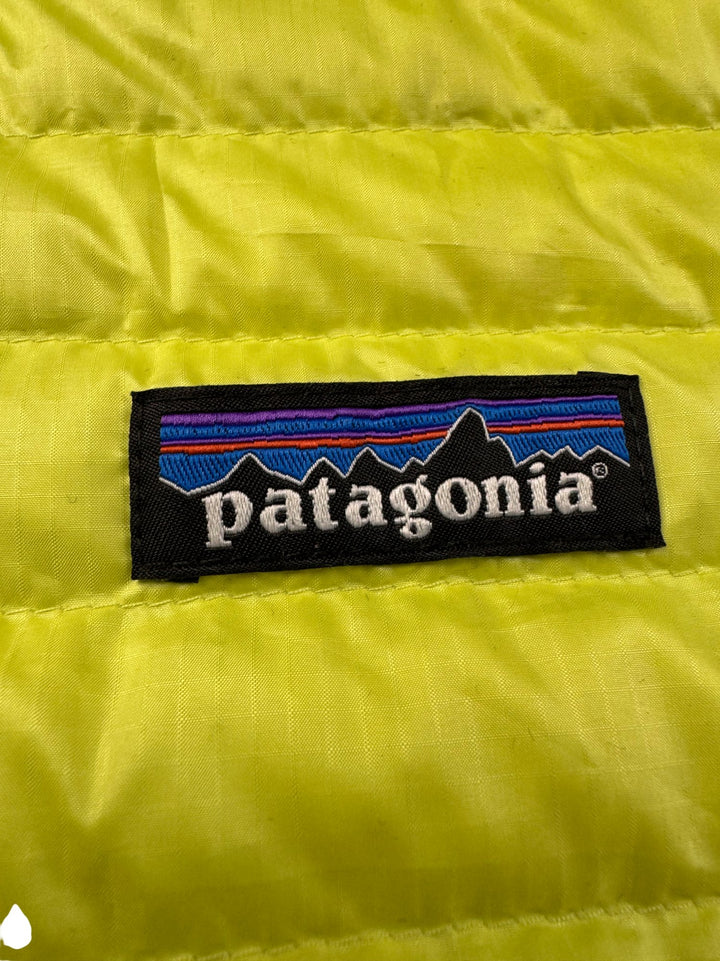 Patagonia Yellow Puffer Jacket - S - Think Vintage ltd
