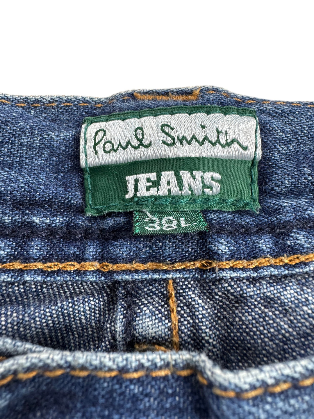 Paul Smith Blue Denim Jeans - W40 - Think Vintage ltd