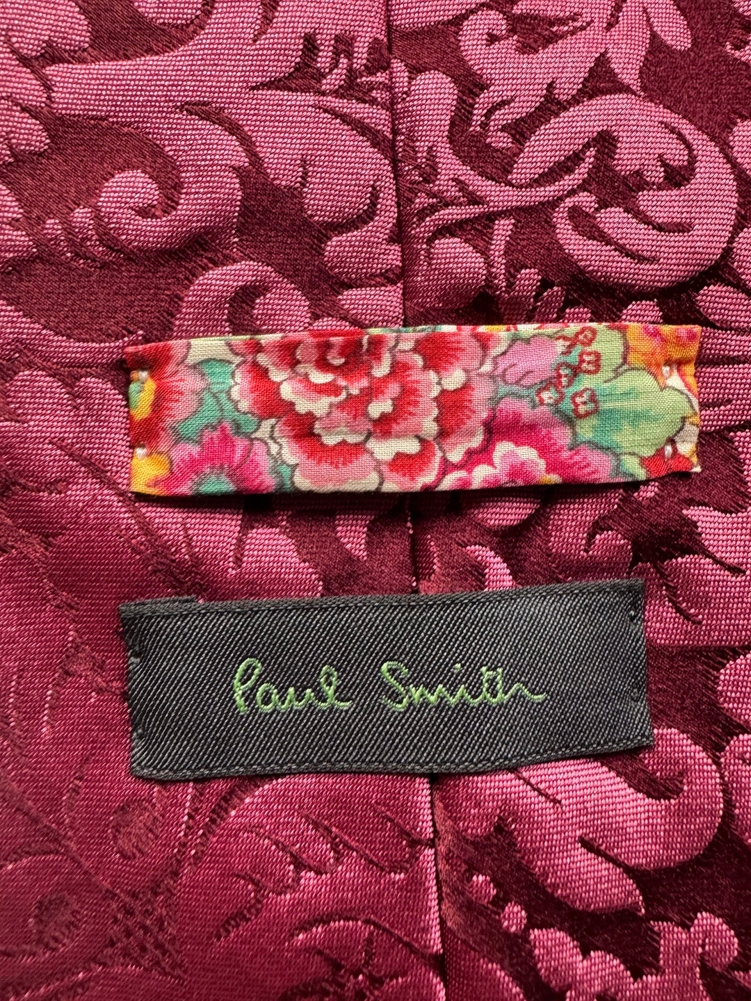Paul Smith Silk Floral Necktie - Think Vintage Online Ltd