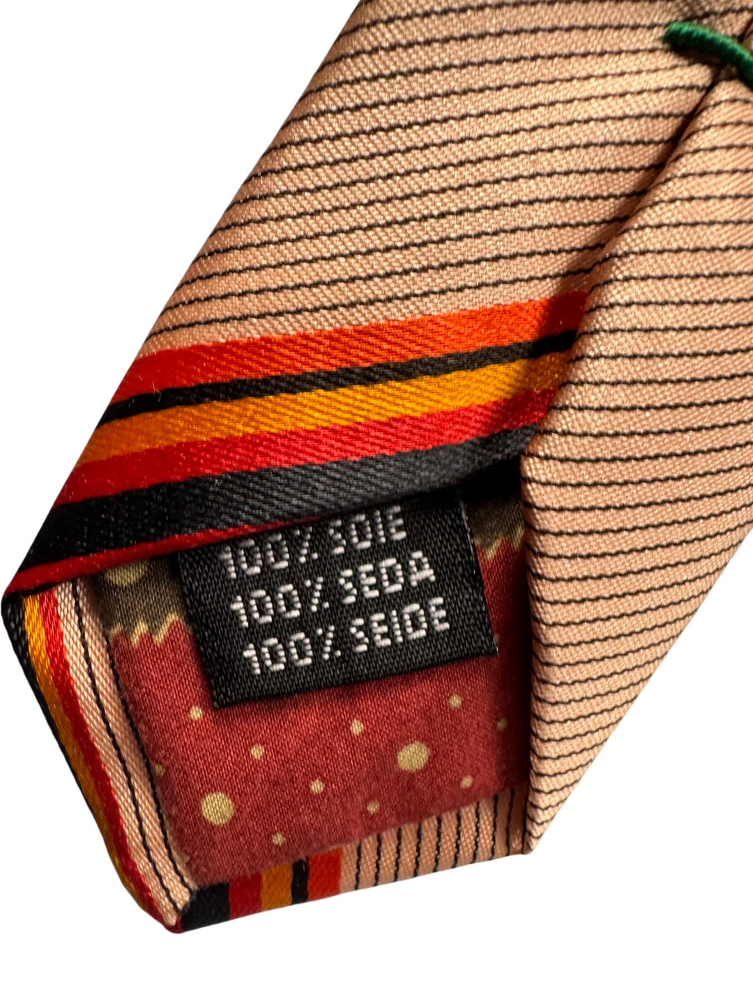 Paul Smith Striped Silk Tie - Think Vintage ltd