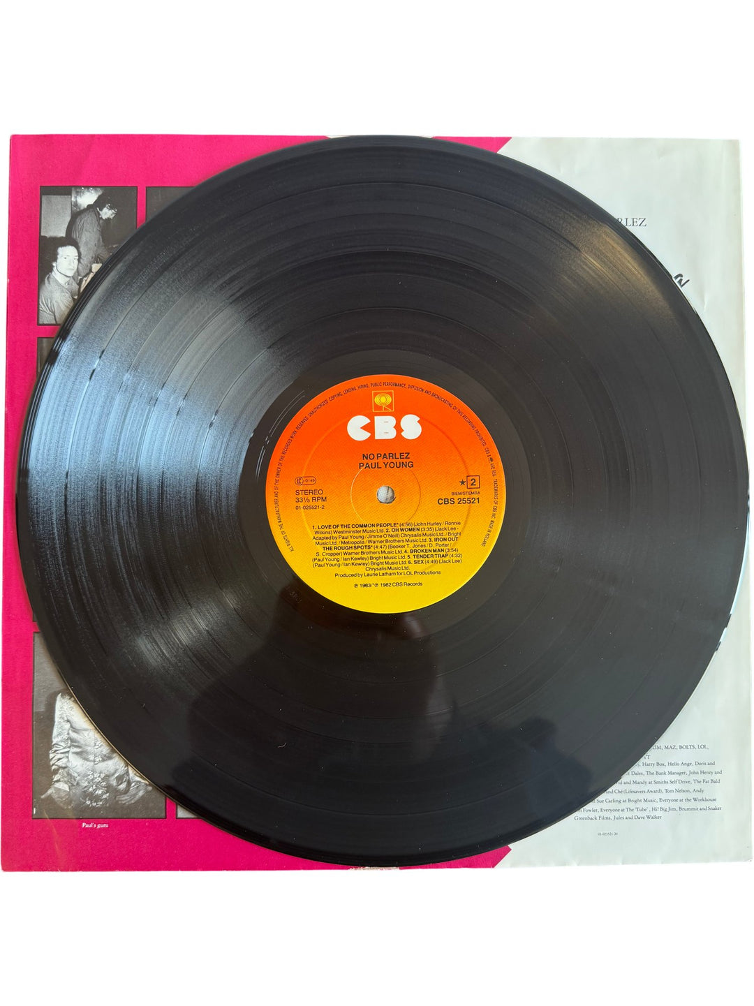 Paul Young No Parlez Vinyl Record - Good - Think Vintage ltd