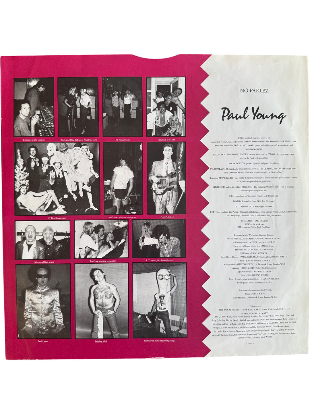 Paul Young No Parlez Vinyl Record - Good - Think Vintage ltd