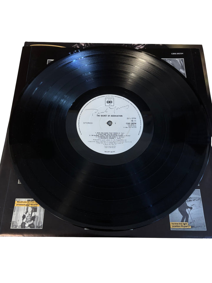 Paul Young The Secret of Association Vinyl - Good - Think Vintage ltd