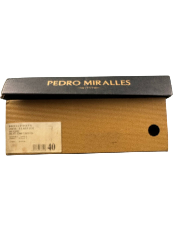 Pedro Miralles Black Heeled Boots - 6.5 - Think Vintage ltd