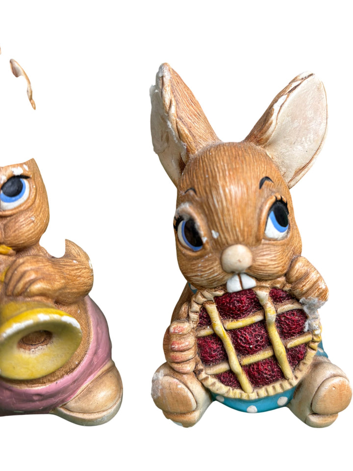 Pendelfin Hand Painted Stonecraft Figurines Set - Think Vintage