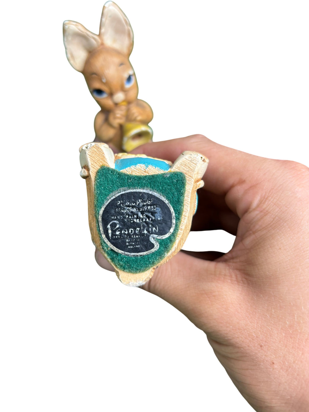 Pendelfin Hand Painted Stonecraft Figurines Set - Think Vintage ltd