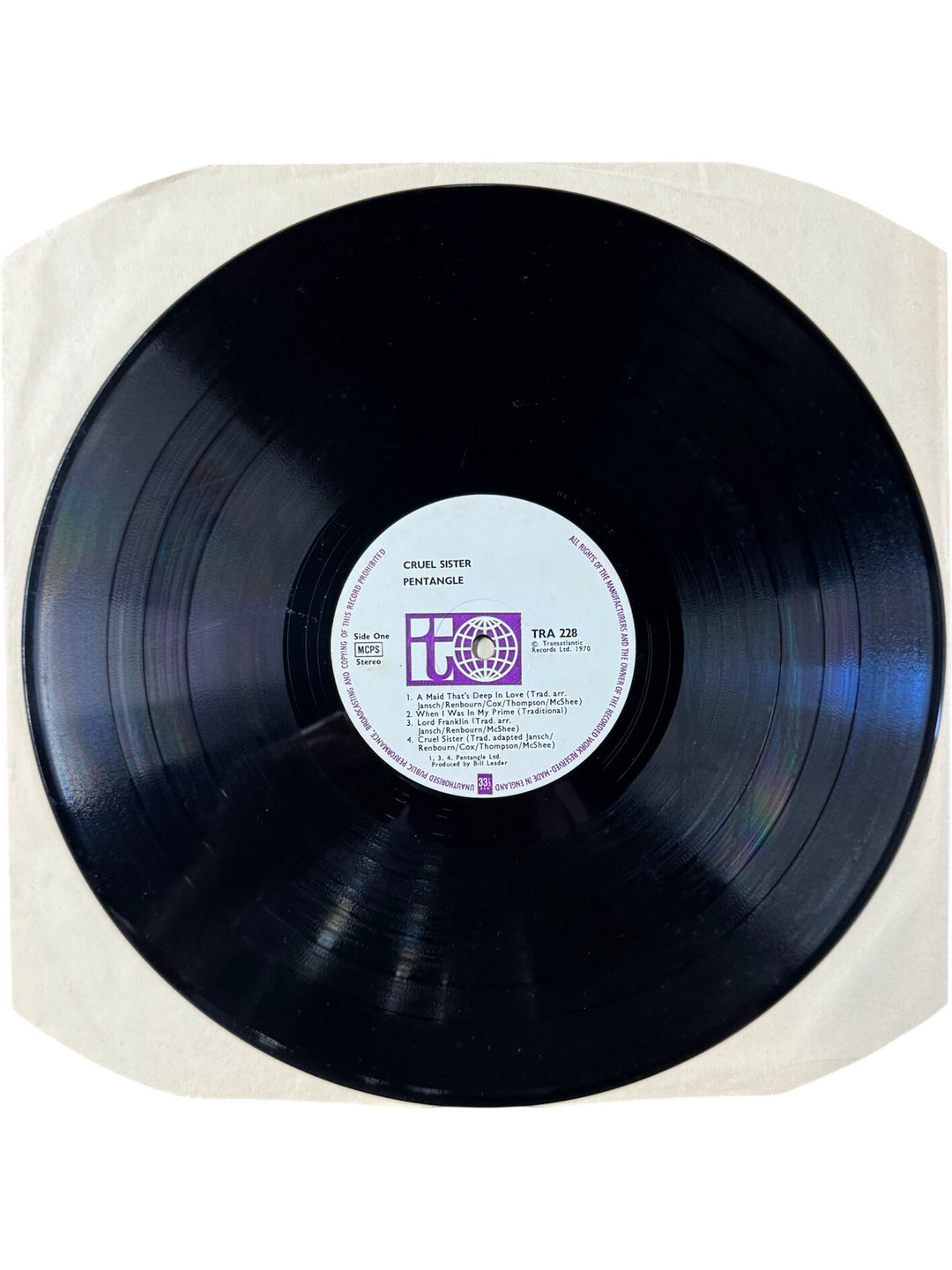 Pentangle Cruel Sister LP Record - Good