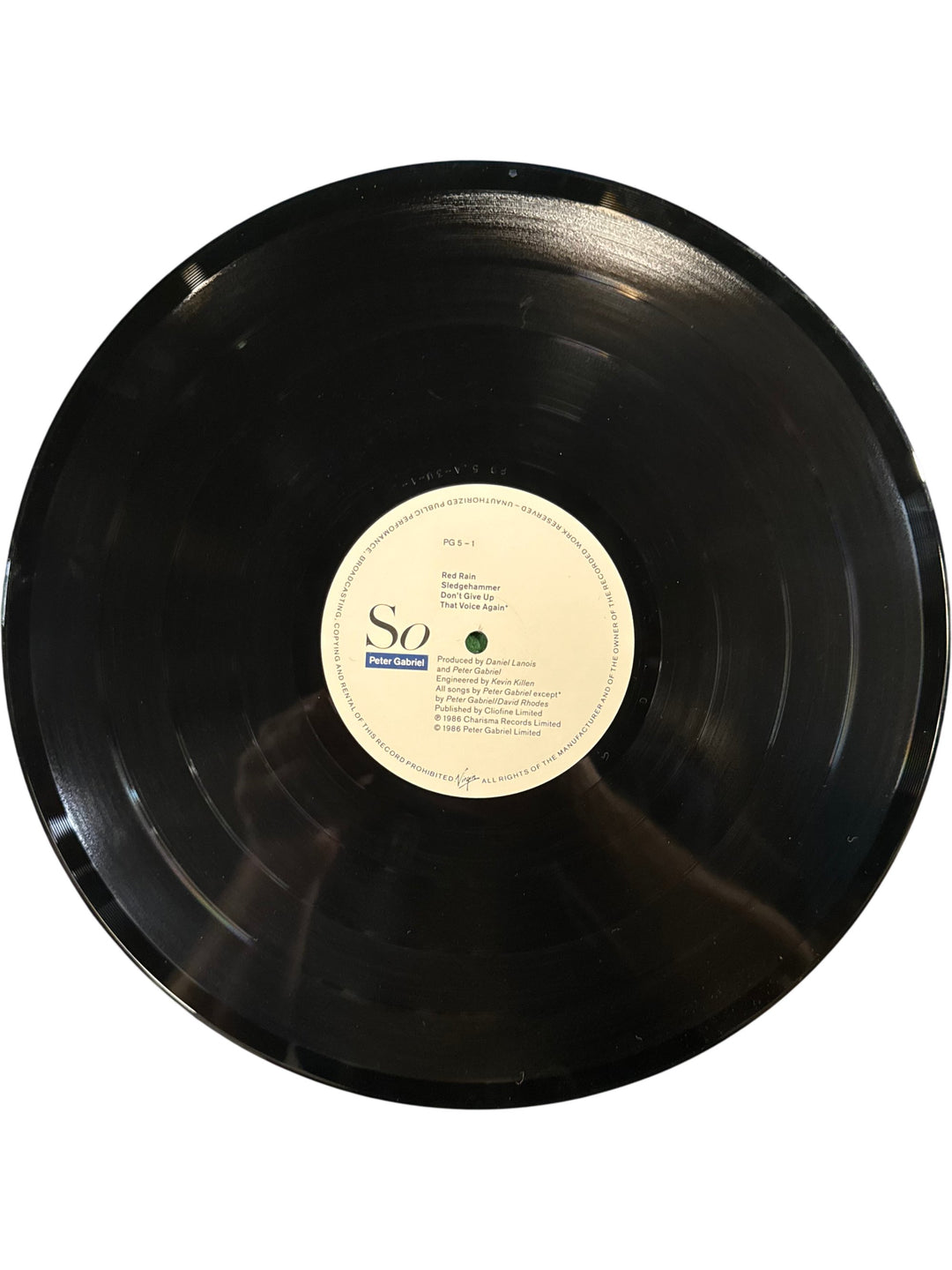 Peter Gabriel So Album Vinyl - Think Vintage