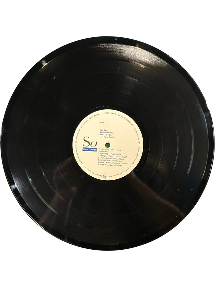 Peter Gabriel So Album Vinyl - Think Vintage