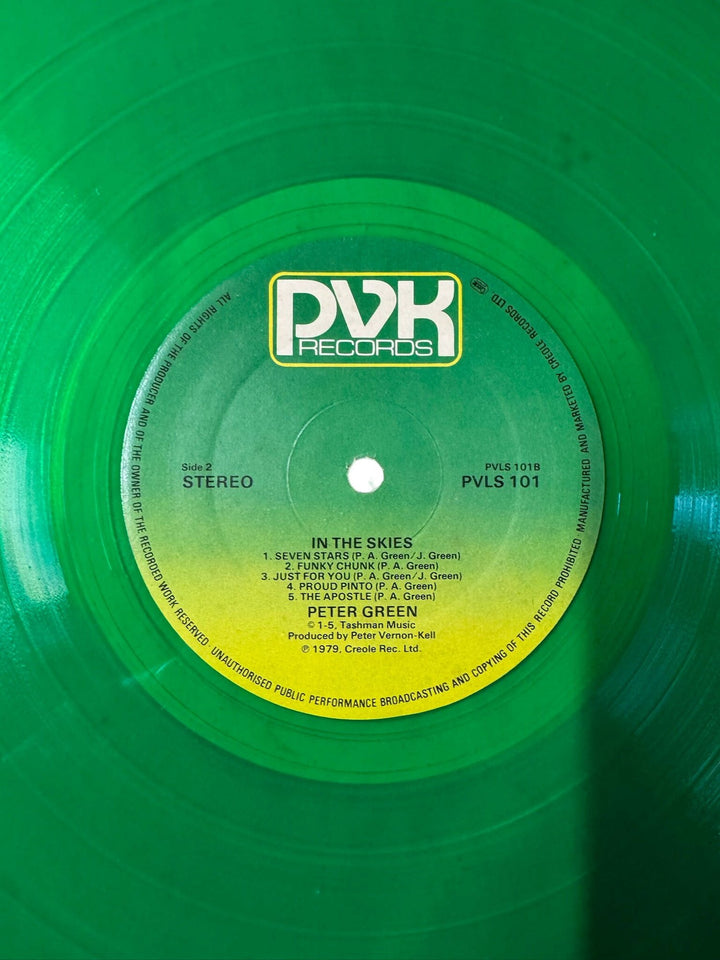Peter Green In The Skies Vinyl Record - Very Good