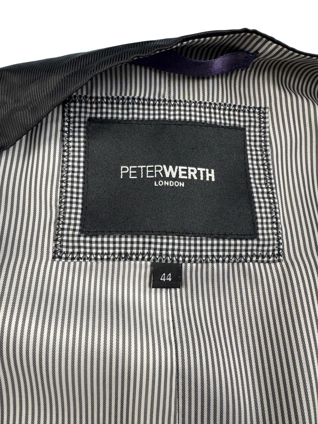 Peter Werth Striped Vest - L - Think Vintage Online Ltd