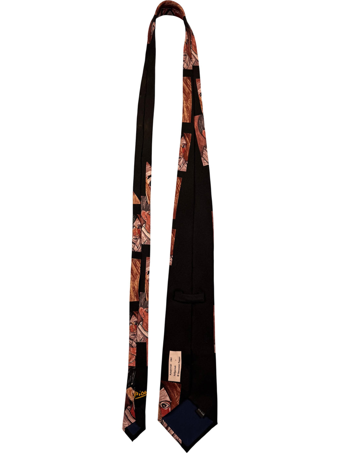Picasso Self Portrait Art Silk Tie - Think Vintage