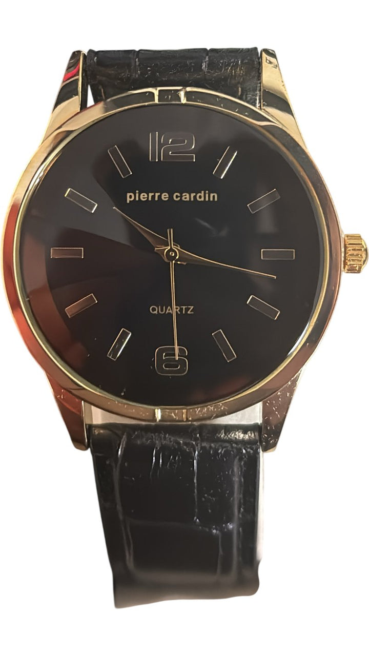 Pierre Cardin Luxury Watch, Wallet And Pen Set Gold Trim Collectable Boxed - Think Vintage ltd