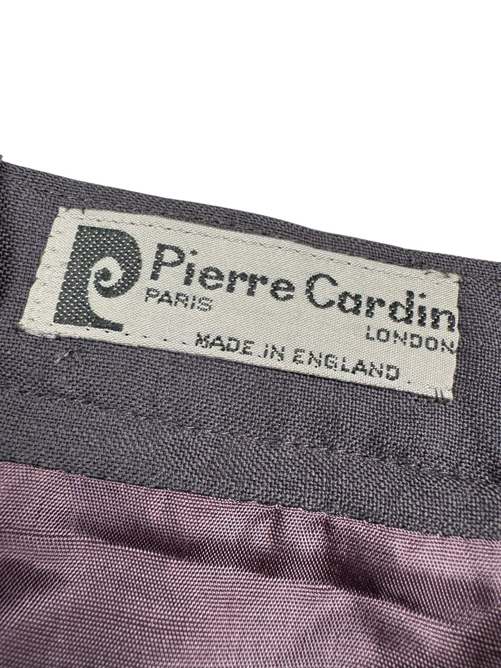 Pierre Cardin Wool Gathered Skirt -S - Think Vintage