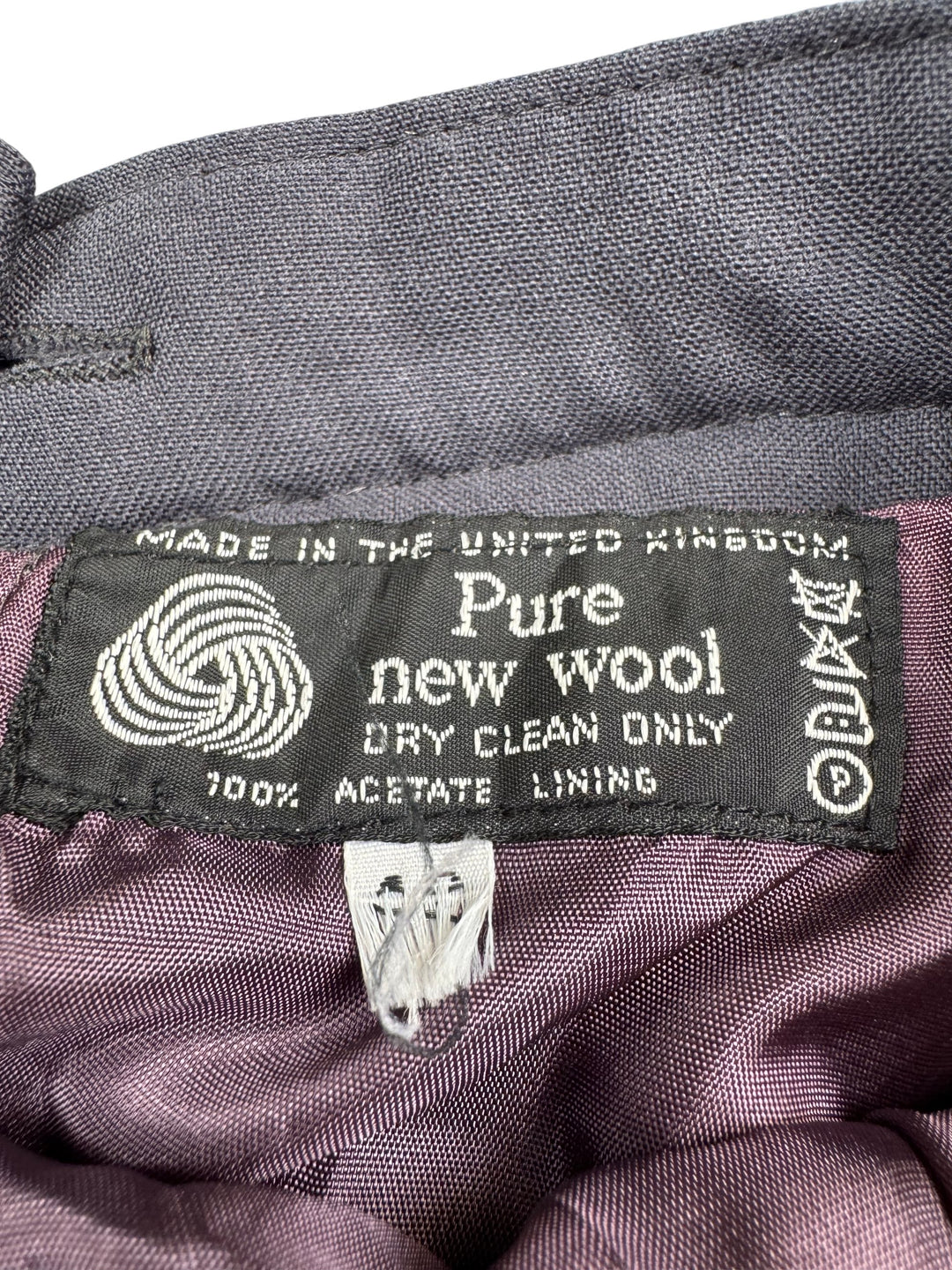 Pierre Cardin Wool Gathered Skirt -S - Think Vintage