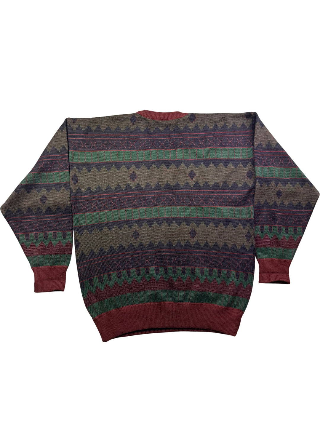 Pierre Sangan Wool Blend V-Neck Sweater - Think Vintage Online Ltd