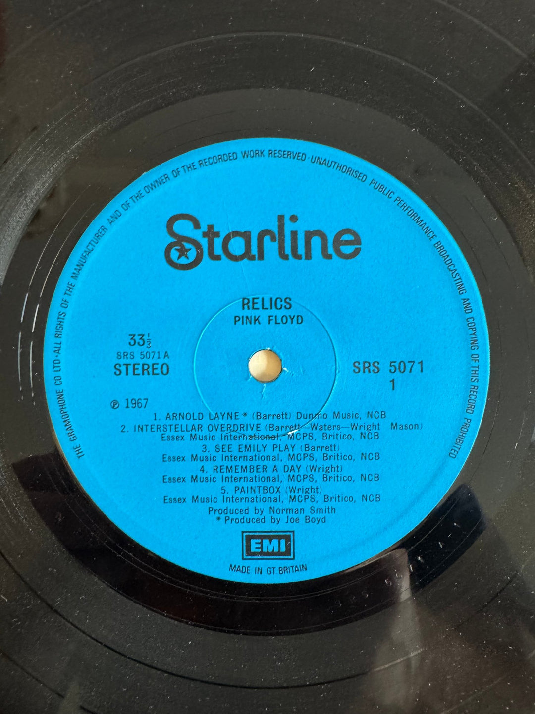 Pink Floyd Relics Vinyl Record - Fair - Think Vintage ltd