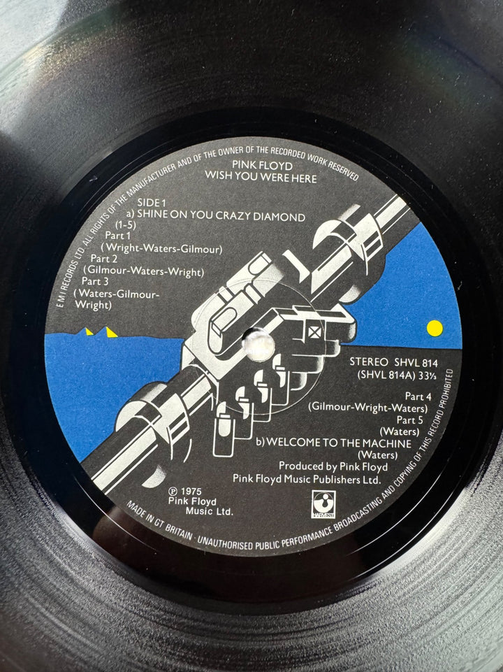 Pink Floyd Wish You Were Here Vinyl LP - Very Good+