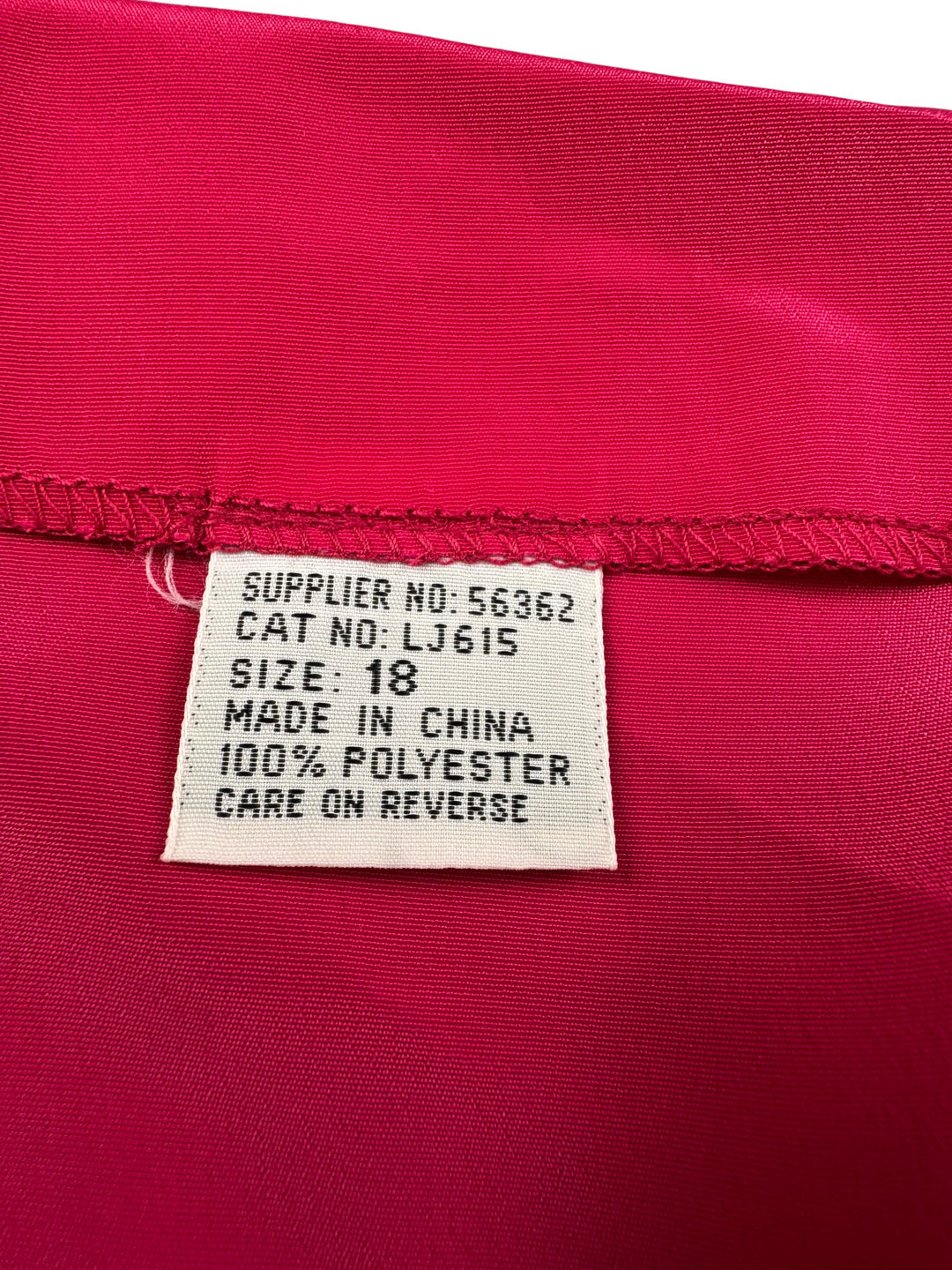 Pink Pleated Long Sleeve Blouse - L - Think Vintage ltd