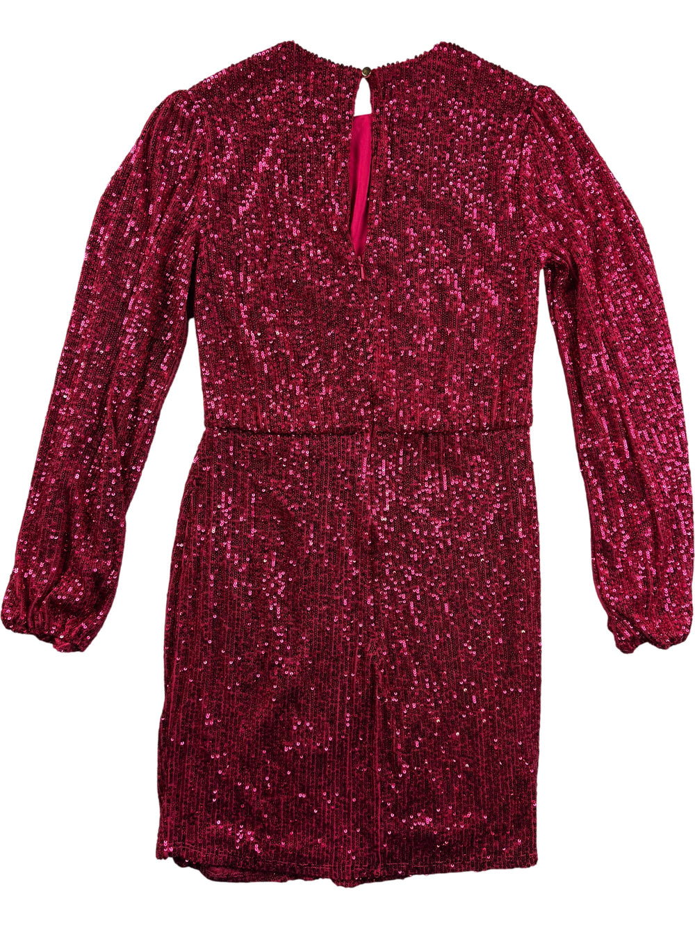 Pink Sequin Dress - S - Think Vintage Online Ltd