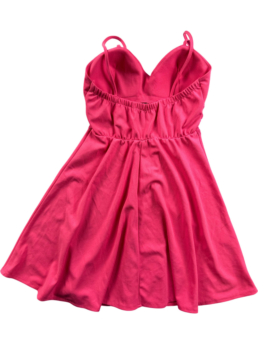 Pink Sleeveless A-line Dress - L - Think Vintage Online Ltd