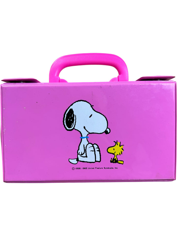 Pink Snoopy Lunch Box - Think Vintage ltd