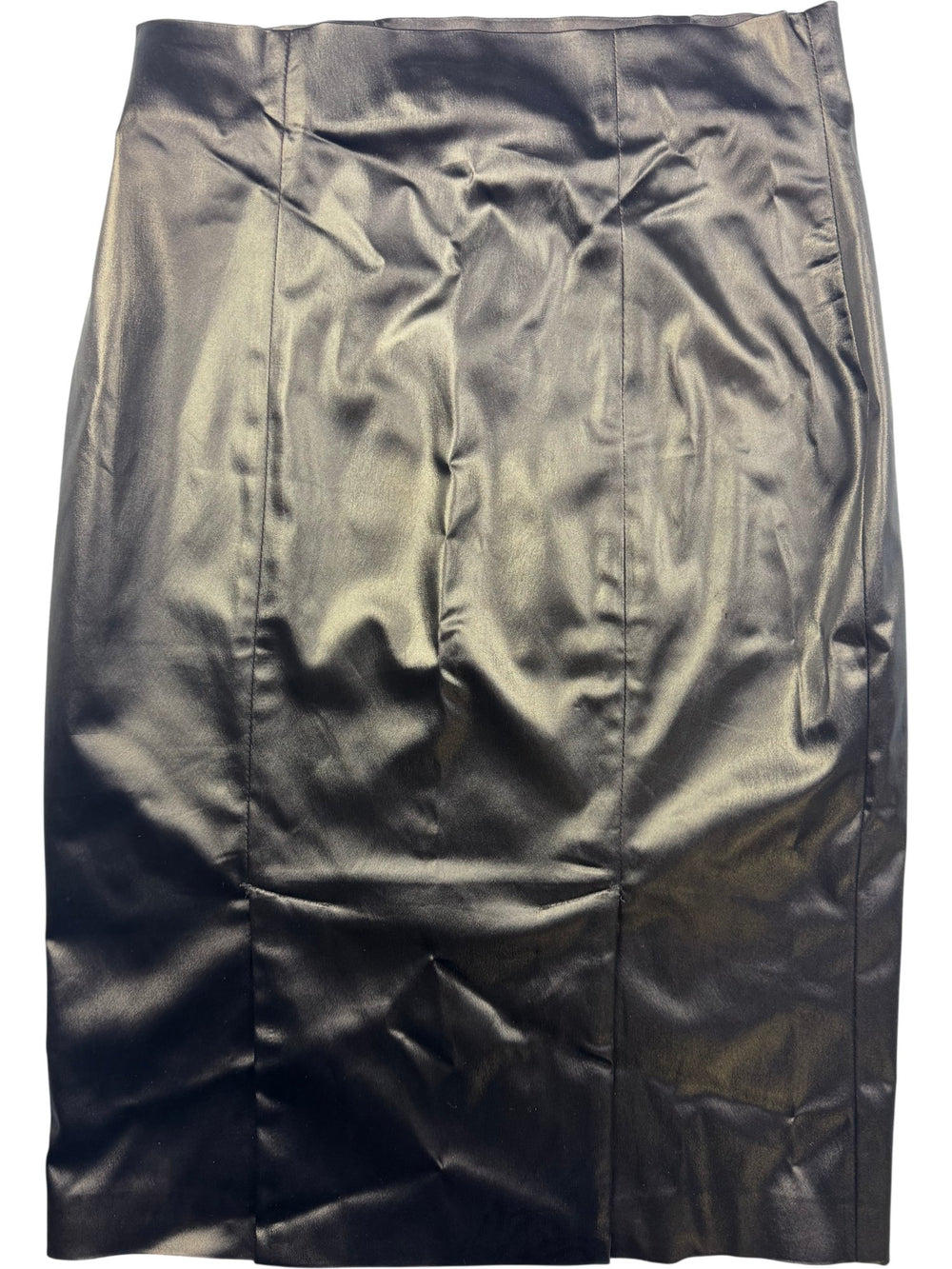 Pinko Black High-Waisted Midi Skirt - W28 - Think Vintage ltd