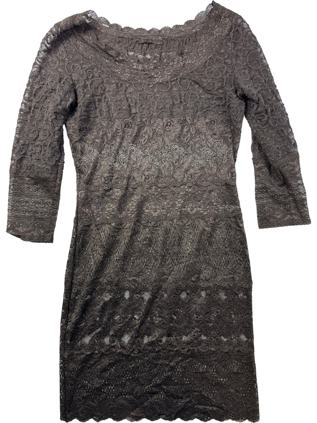 Pinko Black Lace Dress - S - Think Vintage ltd