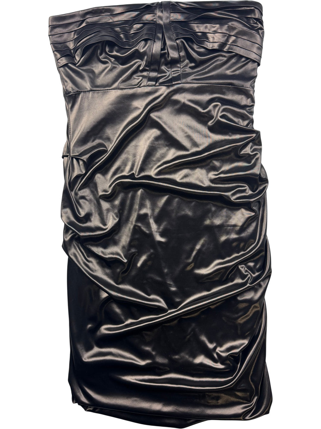 Pinko Black Strapless Dress - XS - Think Vintage ltd