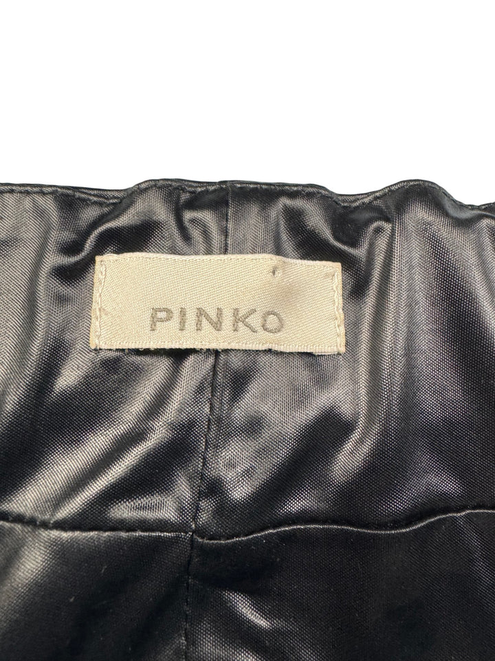 Pinko Black Strapless Dress - XS - Think Vintage ltd