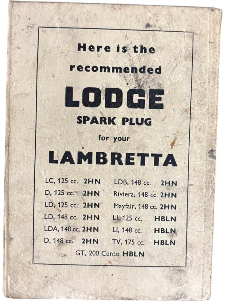 Pitman Motor Cyclists' Library Second Book of Lambretta LI TV GT 200 Models - Think Vintage