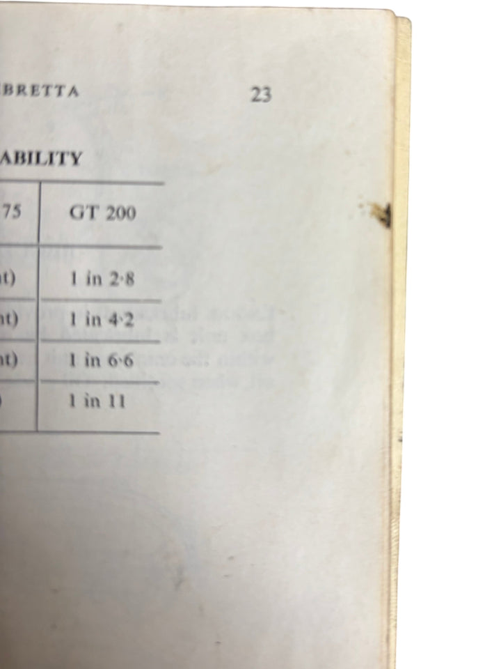 Pitman Motor Cyclists' Library Second Book of Lambretta LI TV GT 200 Models - Think Vintage