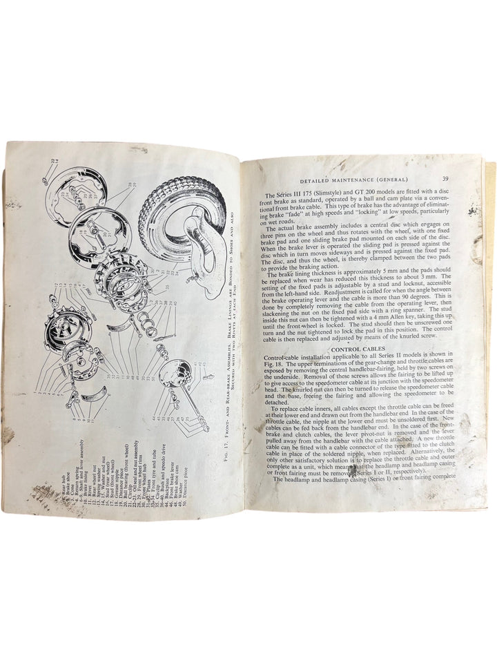 Pitman Motor Cyclists' Library Second Book of Lambretta LI TV GT 200 Models - Think Vintage