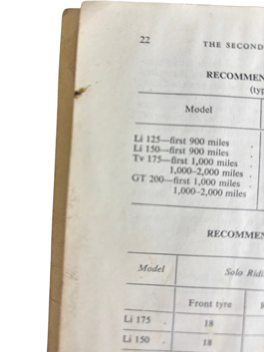 Pitman Motor Cyclists' Library Second Book of Lambretta LI TV GT 200 Models - Think Vintage Online Ltd