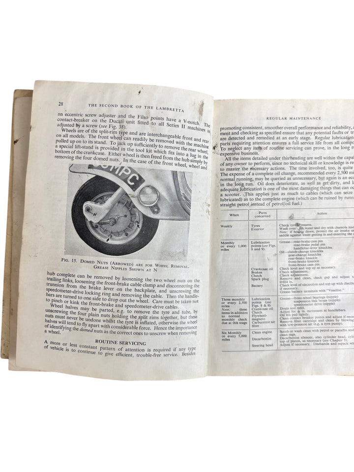 Pitman Motor Cyclists' Library Second Book of Lambretta LI TV GT 200 Models - Think Vintage Online Ltd