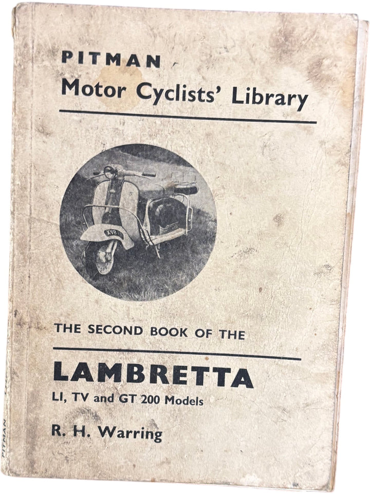 Pitman Motor Cyclists' Library Second Book of Lambretta LI TV GT 200 Models - Think Vintage ltd