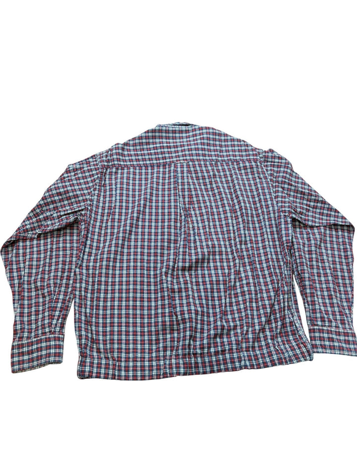 Plaid Lightweight Zip-Up Jacket - XL