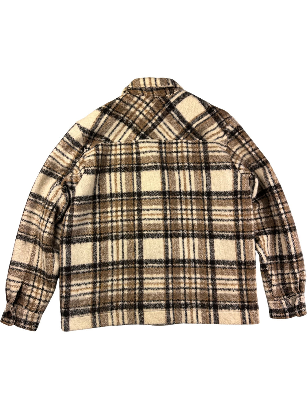 Plaid Trucker Jacket - L - Think Vintage ltd