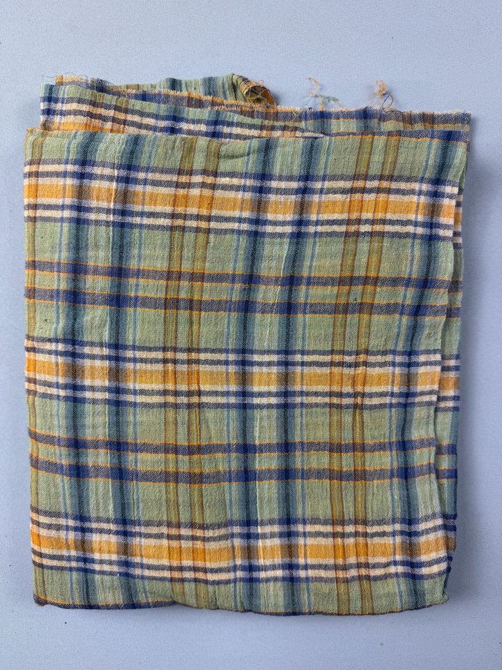 Plaid Woven Check Fabric - 1m - Think Vintage