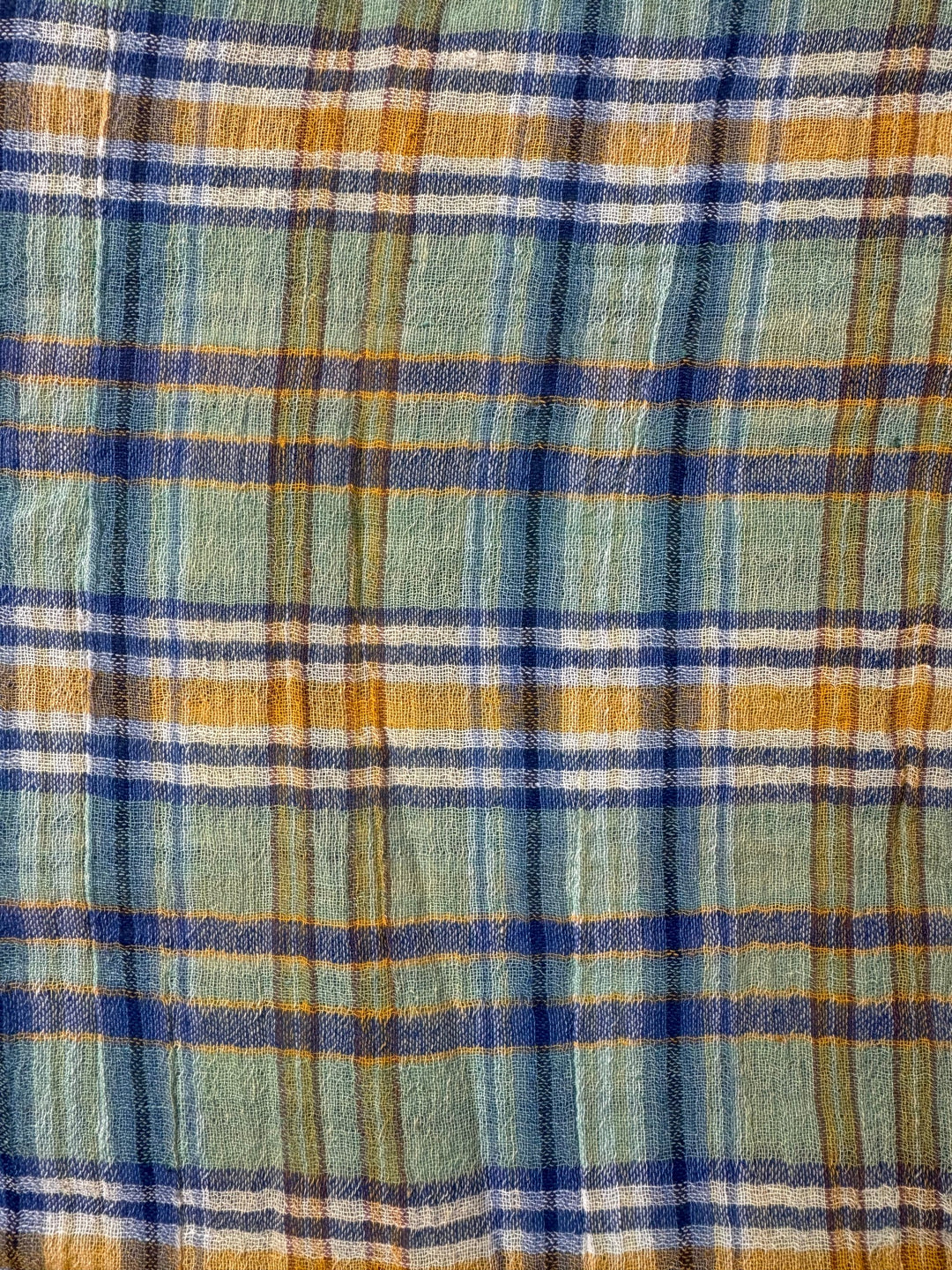 Plaid Woven Check Fabric - 1m - Think Vintage