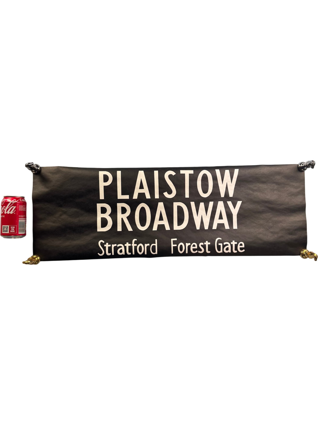 Plaistow Broadway Bus Roll Sign - Think Vintage ltd