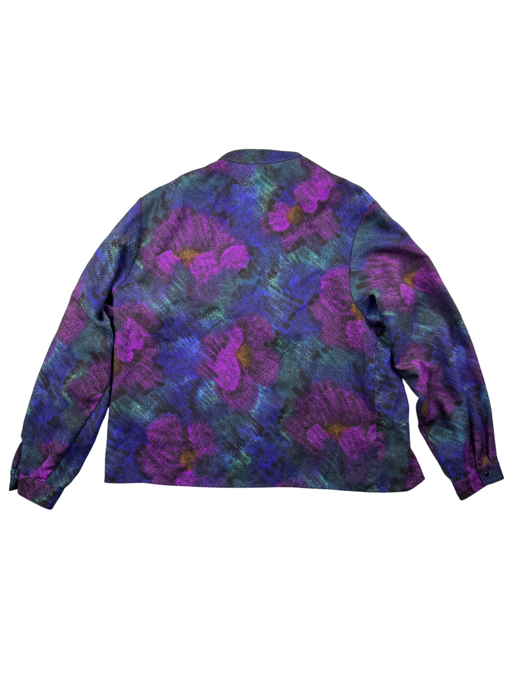 Planet Multicolor Long Sleeve Blouse - XL - Think Vintage Online Ltd