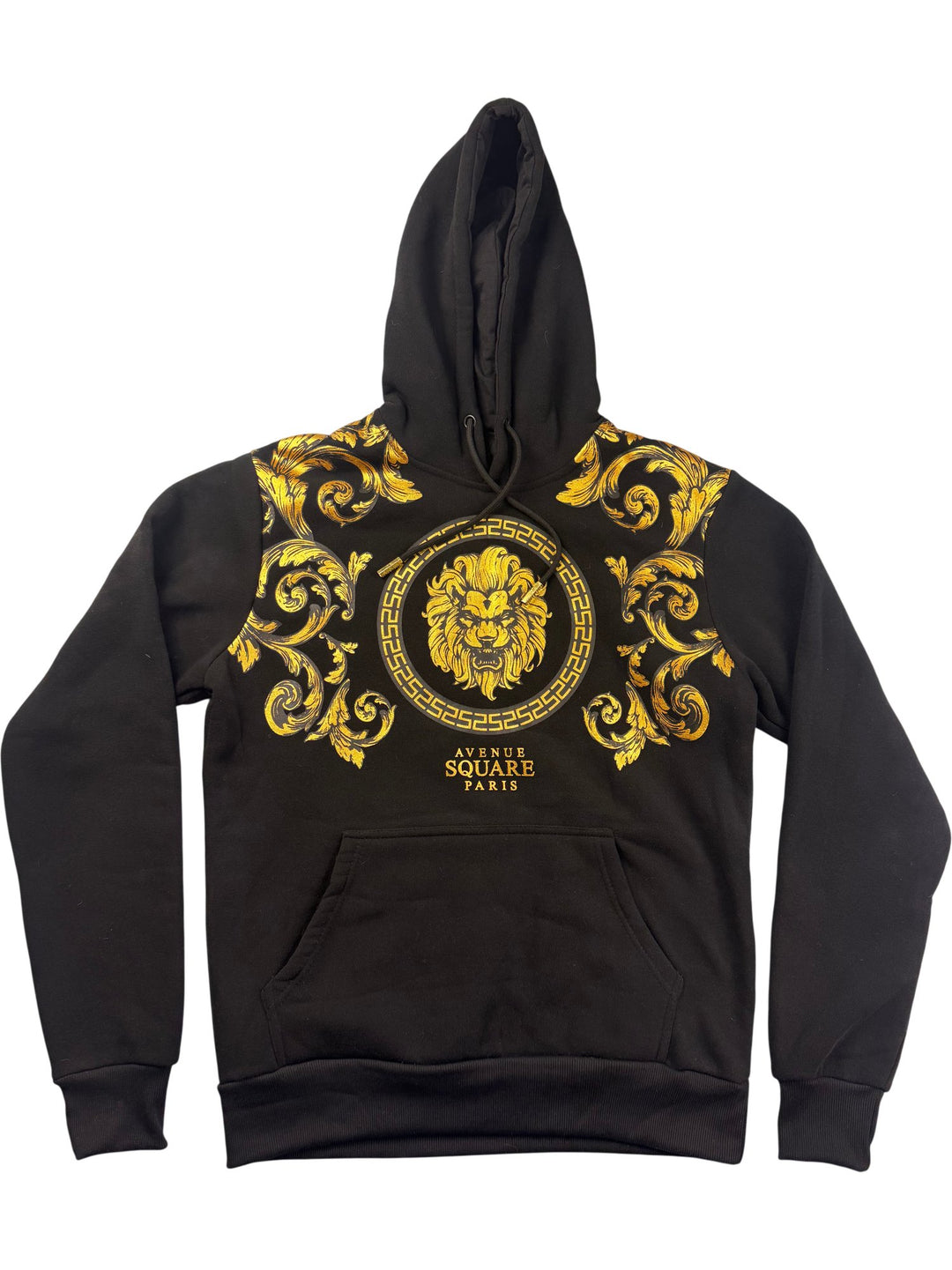 Playback Lion Print Hoodie - L - Think Vintage ltd