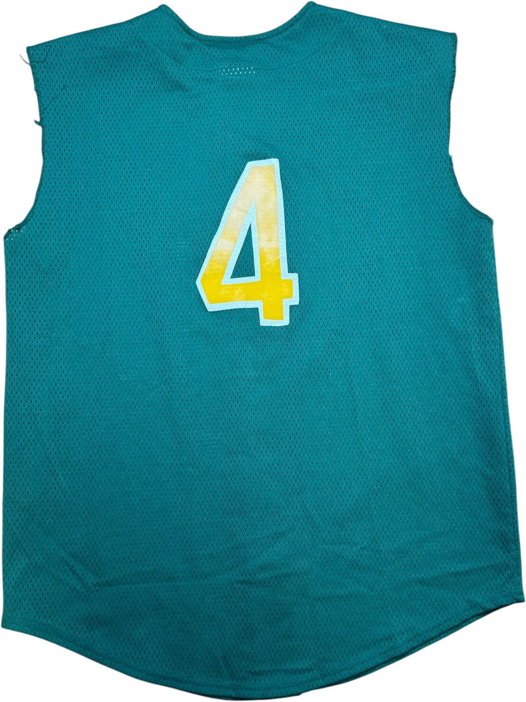 Pleasant Cafe Green Sleeveless Shirt - L