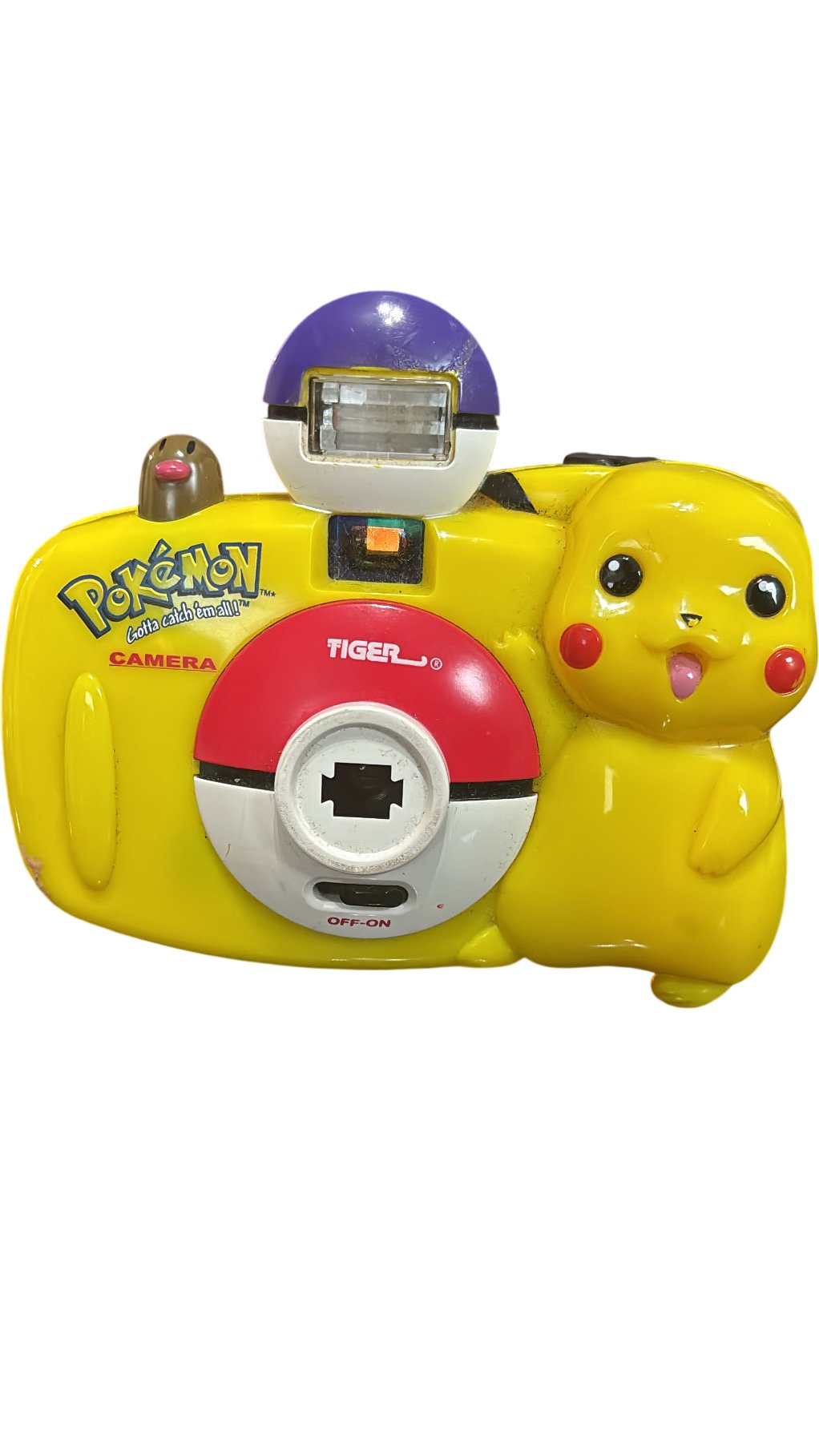 Pokemon Pikachu Tiger 35mm Film Camera Yellow Retro Collectable - Think Vintage ltd