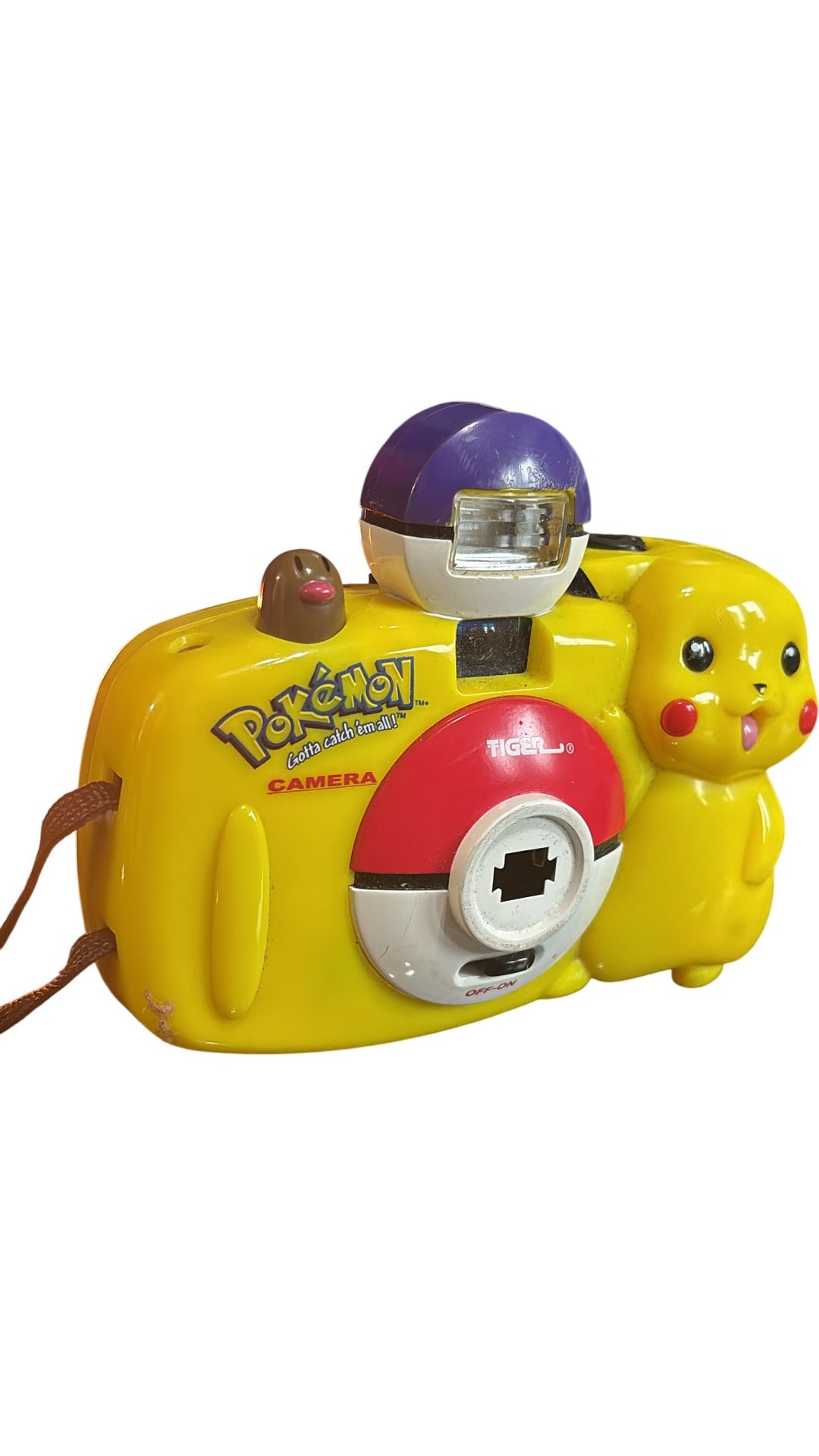 Pokemon Pikachu Tiger 35mm Film Camera Yellow Retro Collectable - Think Vintage ltd