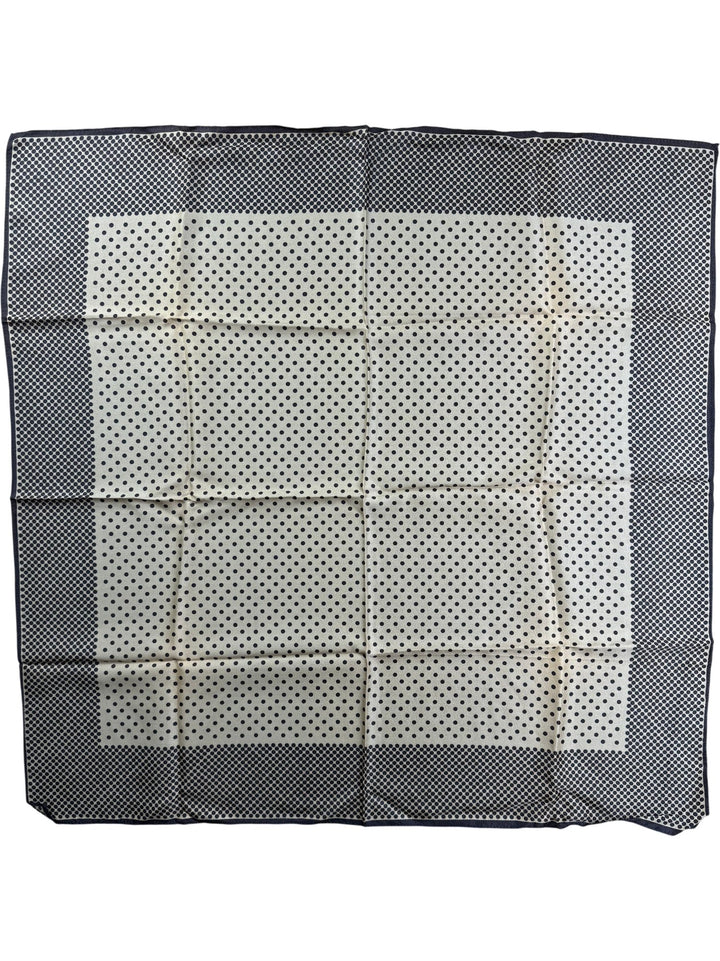 Polka Dot Acetate Square Scarf - Think Vintage ltd